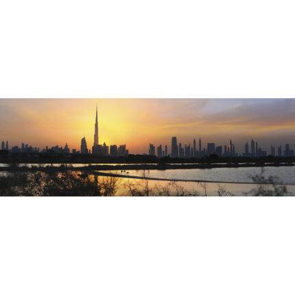 Dubai From The Sanctuary At Dusk