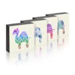 Set of 4 Pastel Jamel Picture Box - Image 2