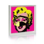 Marilyn Burqa Framed Canvas 34x34cm - Image 2