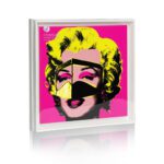 Marilyn Burqa Framed Canvas 34x34cm - Image 3