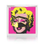Marilyn Burqa Framed Canvas 34x34cm - Image 4